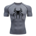 WmCompress - camisa de compressão estampada do homem aranha