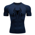 WmCompress - camisa de compressão estampada do homem aranha