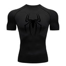 WmCompress - camisa de compressão estampada do homem aranha