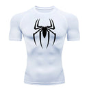 WmCompress - camisa de compressão estampada do homem aranha