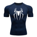 WmCompress - camisa de compressão estampada do homem aranha
