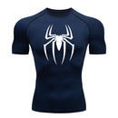 WmCompress - camisa de compressão estampada do homem aranha