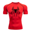 WmCompress - camisa de compressão estampada do homem aranha