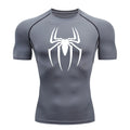 WmCompress - camisa de compressão estampada do homem aranha