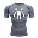 WmCompress - camisa de compressão estampada do homem aranha