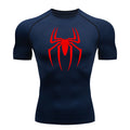 WmCompress - camisa de compressão estampada do homem aranha